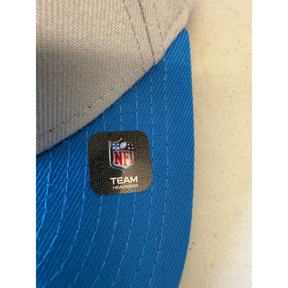 New Era 9FORTY Detroit Lions Youth Adjustable Hat NFL Grey Blue 60573704